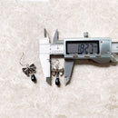 Bow Knot Water Drop Earrings Europe Style Fine Jewerly Romantic New 925 Sterling Silver Gift For Women