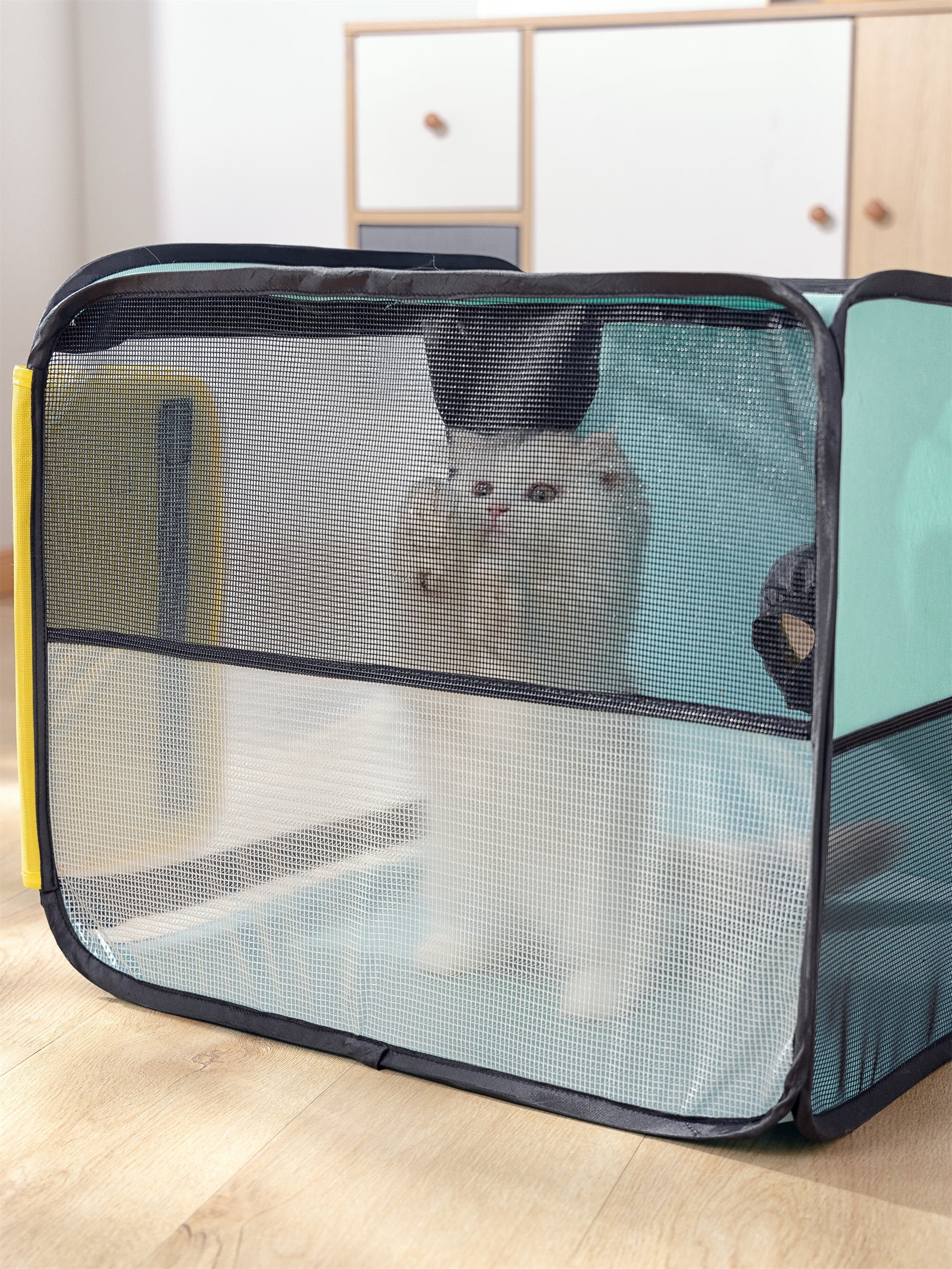 Pet Drying Box Pet Dry Room Cat Cage Dogs Hair Dryer Blow Box Grooming House Bag Blowing Hair Dryer Hands-Free Drying System - anconmall