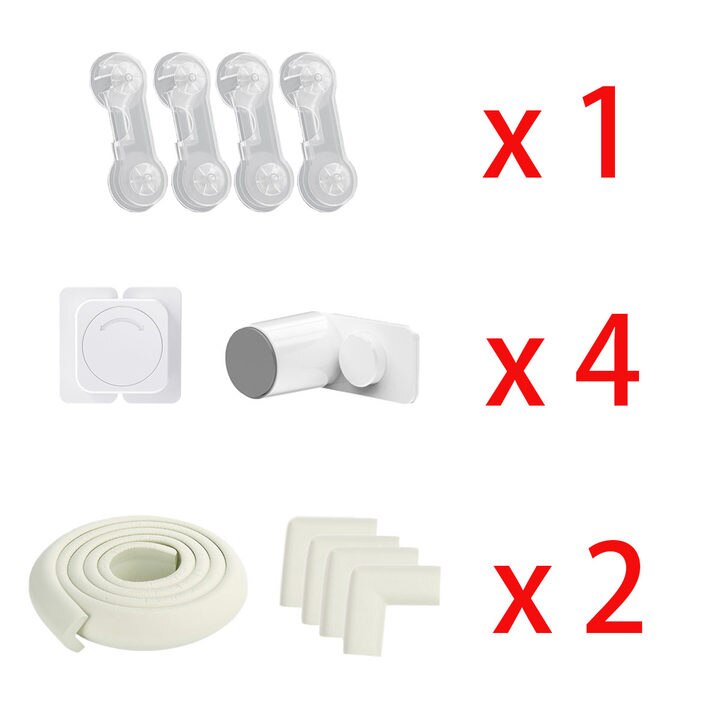 DHDH Baby Security Protection Kit Home Window Limiter Furniture Angle Anti-shock Protections Refrigerators Drawer Lock