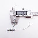 Drop Earrings Feather Fine Jewelry For Women,Autumn Brand New Colourful 925 Sterling Silver Gift