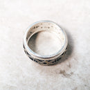 Gold Color Love Knot Wave Ring Europe Trendy Fine Jewelry For Women Men Gift In 925 Sterling Silver