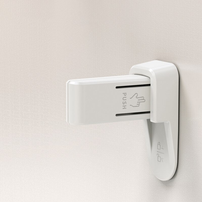 Home Universal ABS Protection Device for Children Easy to Install Anti-open Handle Locks Door Lever Lock Baby Safety Doors Lock