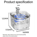 Transparent Fountain For Cats With Faucet USB Silent Automatic Pet Cat Filter Feeder Dog Drinking Bowl Motion Sensor Dispenser