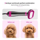 2-In-1 Pet Dog Dryer Quiet Dog Hair Dryers and Comb Brush Grooming Kitten Cat Hair Comb Puppy Fur Blower Low Noise Temprature - anconmall