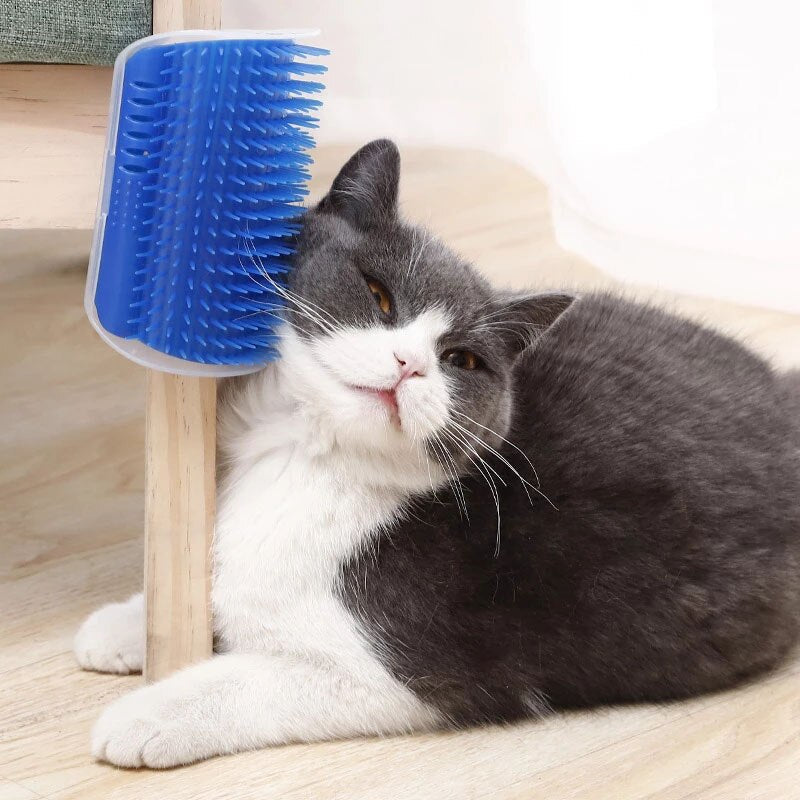 Cats Brush Corner Self Groomer Massageer Brush Hair Removal Comb Pet Supplies Grooming Hair Shedding Trimming Cat Massage Brush