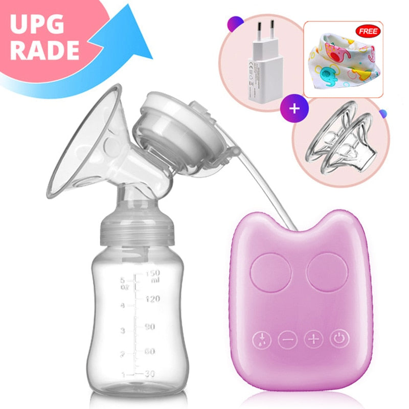 Electric Breast Pump Milk Pump for Baby Feeding Strong Suction FDA Infant Milk Extractor Breast Enlargement Pumps FEED