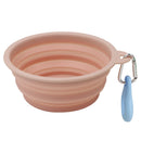 Pet Dog Cat Feeding Water Folding Dog Pet Folding Silicone Bowl Outdoor Travel Portable Puppy Food Container Feeder Dish Bowl - anconmall