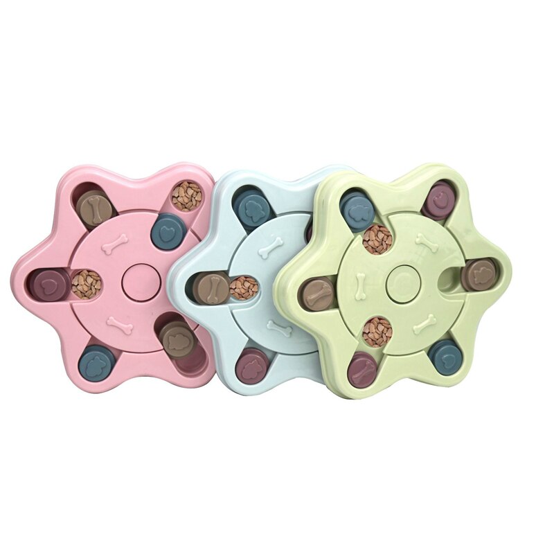 Dog Puzzle Toys Slow Feeder Interactive Increase Puppy IQ Food Dispenser Slowly Eating NonSlip Bowl Pet Cat Dogs Training Game