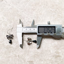 Bow Knot Water Drop Earrings Europe Style Fine Jewerly Romantic New 925 Sterling Silver Gift For Women