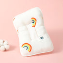 hibobi Baby Nursing Pillow Cartoon Print Shape Cotton Anti Roll Sleep Support Pillow Concave Design Prevent Flat Infant Newborn