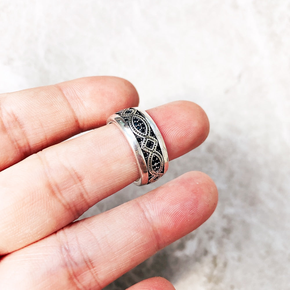 Gold Color Love Knot Wave Ring Europe Trendy Fine Jewelry For Women Men Gift In 925 Sterling Silver