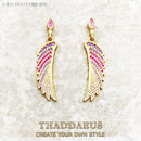 Earrings Gold-Coloured Hummingbird Wing Jewelry For Women New Statements Gift In Pure Sterling Silver 925