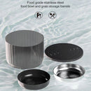 Automatic Pet Feeder Smart Food Dispenser For Cats Dogs Timer Stainless Steel Bowl Auto Dog Cat Pet Feeding Pet Supplies