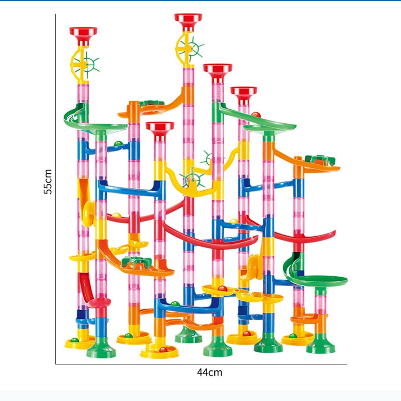 142 Pcs Marble Run Building Blocks Marbles Slide Toys For Children DIY Creativity Constructor Educational Toys Children Gift