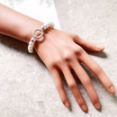 Beads Bracelet Freshwater Pearls Europe Fine Acessories Jewelry Romantic Pure 925 Sterling Silver Gift for Women