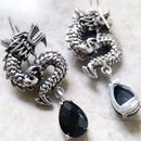 Drop Earring Chinese Dragon Europe Ethnic Fine Jewerly For Women Men Gift In 925 Sterling Silver