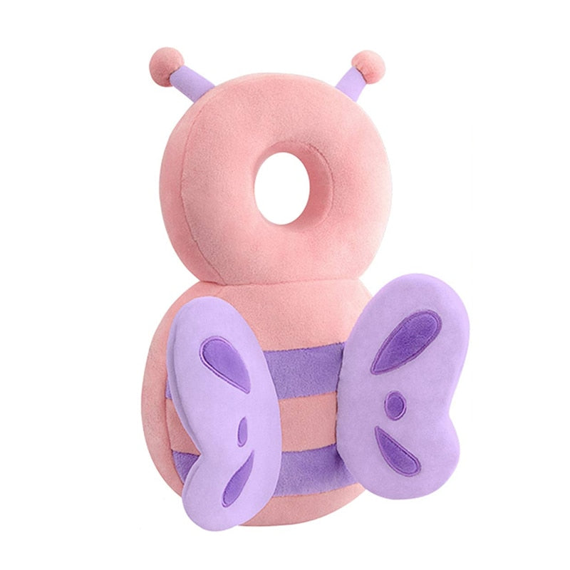 hibobi Baby Head Protector Anti-fall Cushion Back Prevent Injured 1-3T Toddler Baby Safety Pad Bee Cartoon Security Pillows