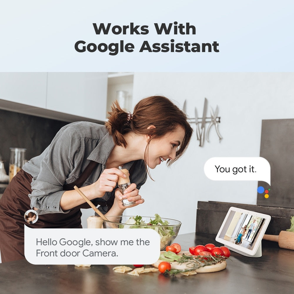 Reolink 2k WiFi Camera Pan&amp;Tilt 2-Way Audio baby monitor Motion Detection 2.4G/5Ghz Smart Home Video Surveillance E1 Pro camera