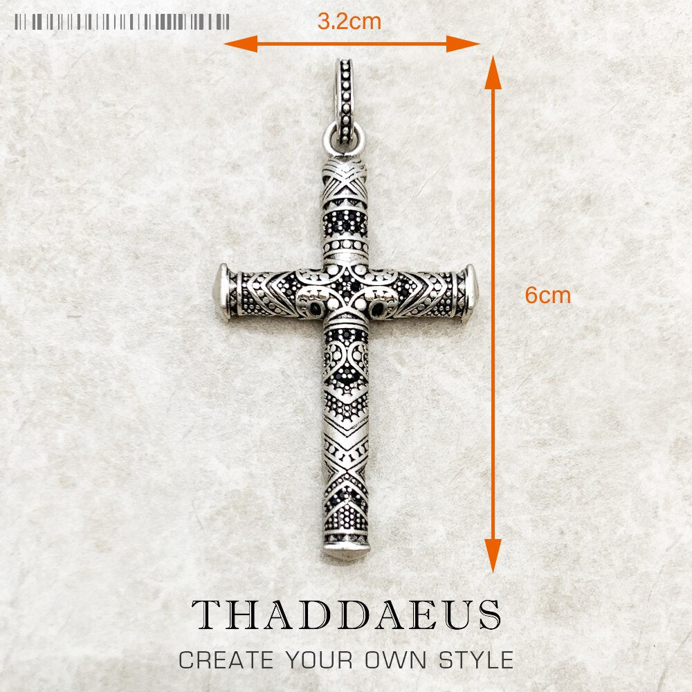 Pendant Majestic Cross & Crown Jewelry Europe 925 Sterling Silver Symbolism Promises Shield And Certaint Gift For Woman Men