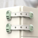 Baby Cabinet Locks Strap Drawer Lock Child Anti-opening Refrigerator Lock Adjustable Length Home Anti-pinch Safety Protection