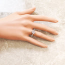 Ring Shimmering Stone Fine Jewerly For Women 2022 Winter Brand New Romantic Gift In 925 Sterling Silver