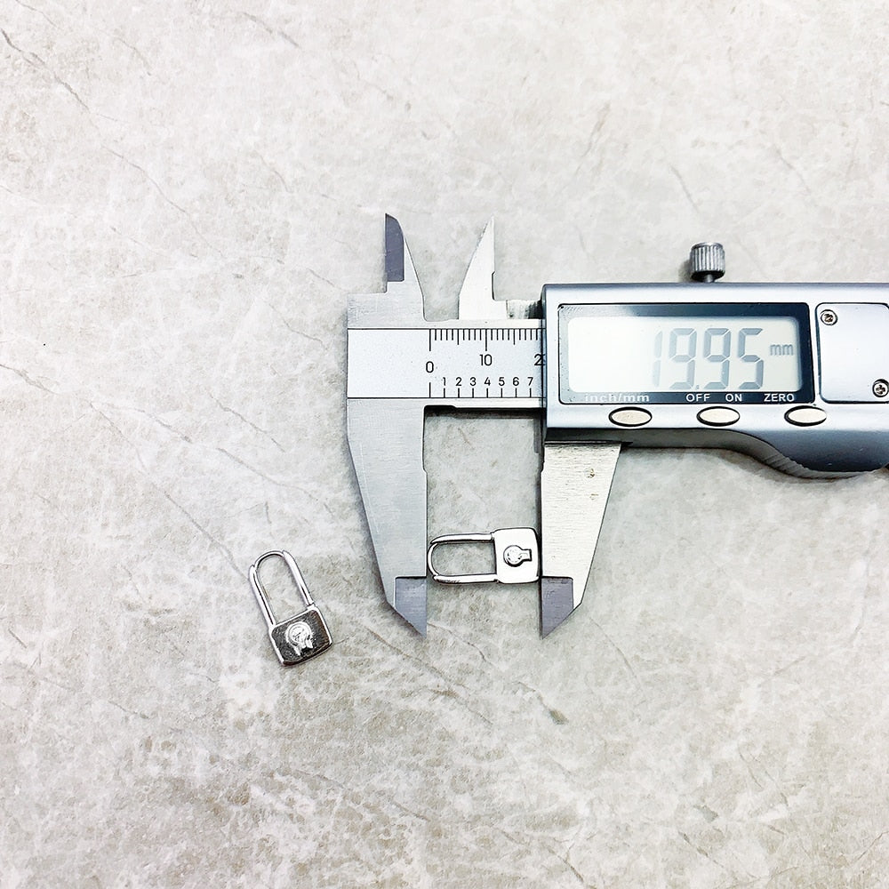 Hoop Earrings Lock Glamorous Fine Jewerly For Women Winter Trendy Gift In 925 Sterling Silver