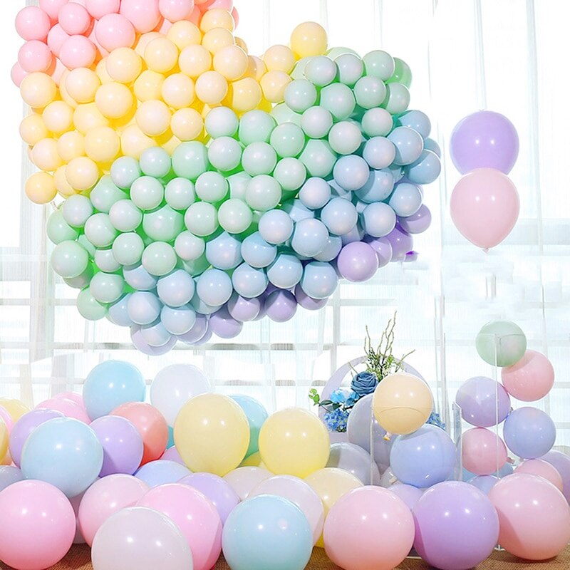 30Pcs 10inch Macaron Latex Balloons Pastel Candy Balloon Wedding Birthday Party Decor Baby Shower Decor Air Globos
