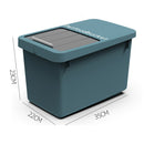 Pet Food Bucket Dog Cat Food Barrel Pet Food Sealed Bucket Household Cat Food Container PP Sealing Box Grain Storage Boxes - anconmall