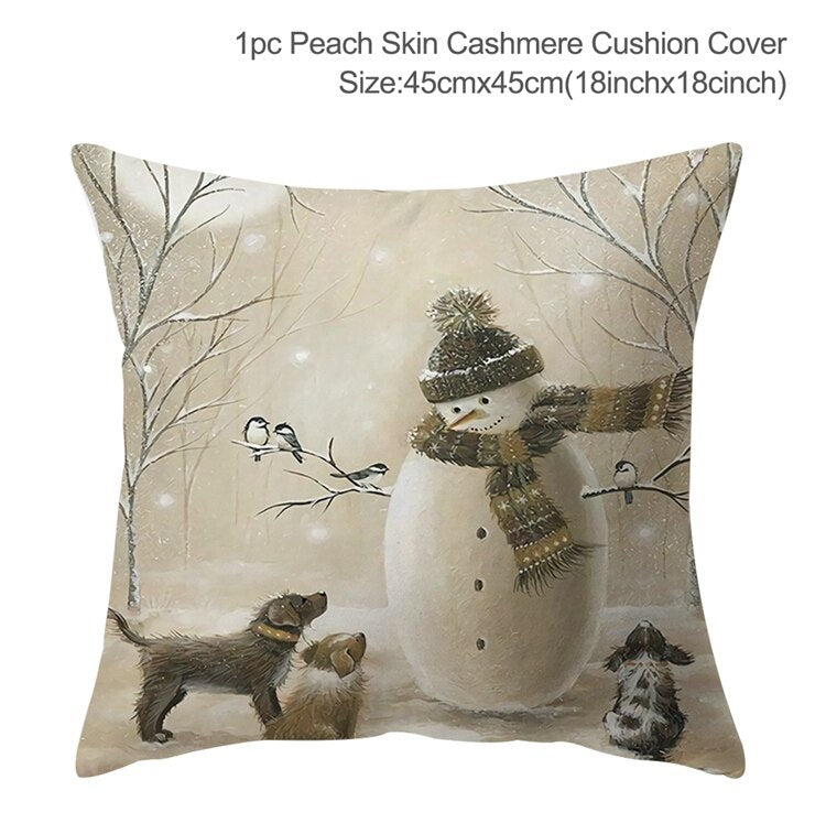 Christmas Snowman Pillowcase Merry Christmas Decor for Home  Christmas Ornaments 2022 Xmas Gift Navidad Natal Noel New Year 2023