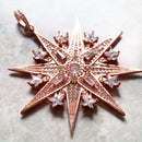 Pendant Lucky Magic Star Rose Gold Spring New Jewelry Romantic 925 Sterling Silver Magical Gift For Women