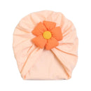 Baby Toddler Hat Cute Flower Knot Beanie Elasticity Turban Headwrap Newborn Soft Solid Color Bonnet Infants Headwear
