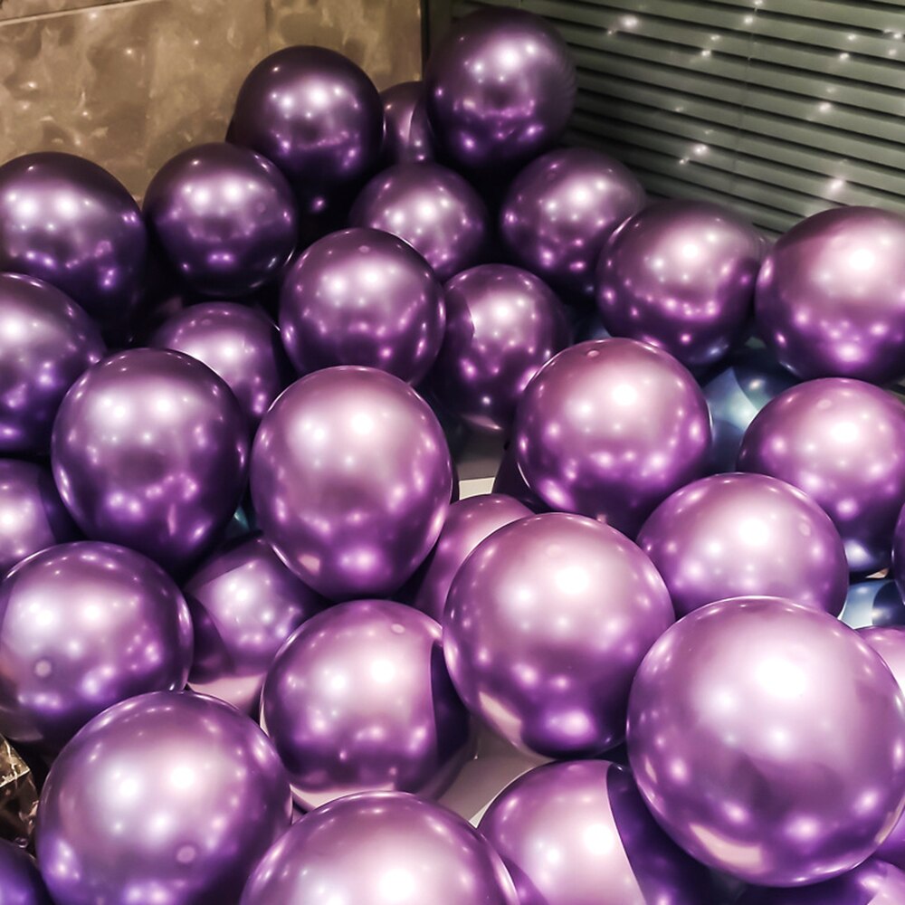 30pcs 10inch Metal Latex Confetti Balloons Wedding Decorations Matte Helium Globos Baby Shower Birthday Party Decorations - anconmall