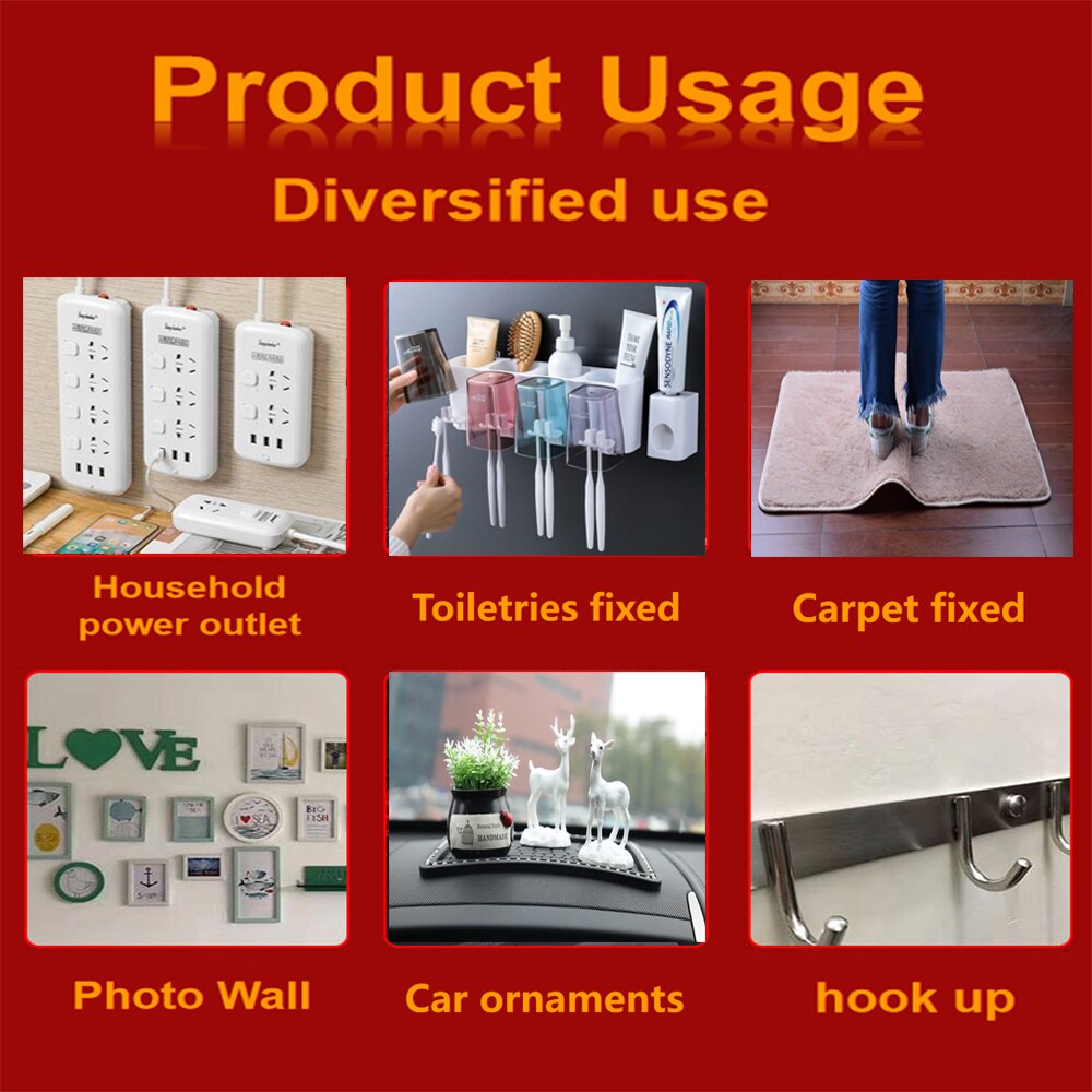 Easy Storage Nano Double-sided Adhesive Tape Waterproof Wall Sticker Non-marking Washable Self Adhesive Double Face Strong Tape