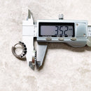 Creole Black CZ Hinged Hoop Earrings Gift In 925 Sterling Silver Europe Style Glam Trendy Fine Jewerly For Women