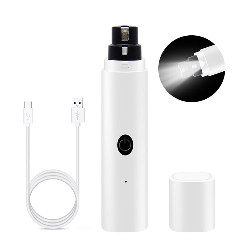 Dog Nail Grinder USB Rechargeable Electric Dog Nail Clippers Pet Grooming Equipment Clipper For Cat Nail Cutter