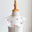 Cartoon Printed Baby Bib Round Petal Saliva Towel Comfortabel Cotton Breathable Apron Newborn 360 Degree Rotation Bandanas Burp