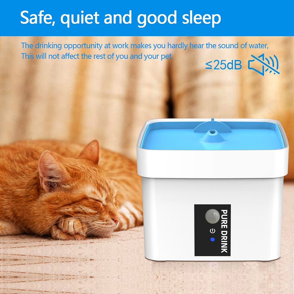 Automatic Pet Cat Drinking Fountain Filter Drinking Fountain Feeder Smart Pet Water Fountain Feeding Supplies For Cats And Dogs