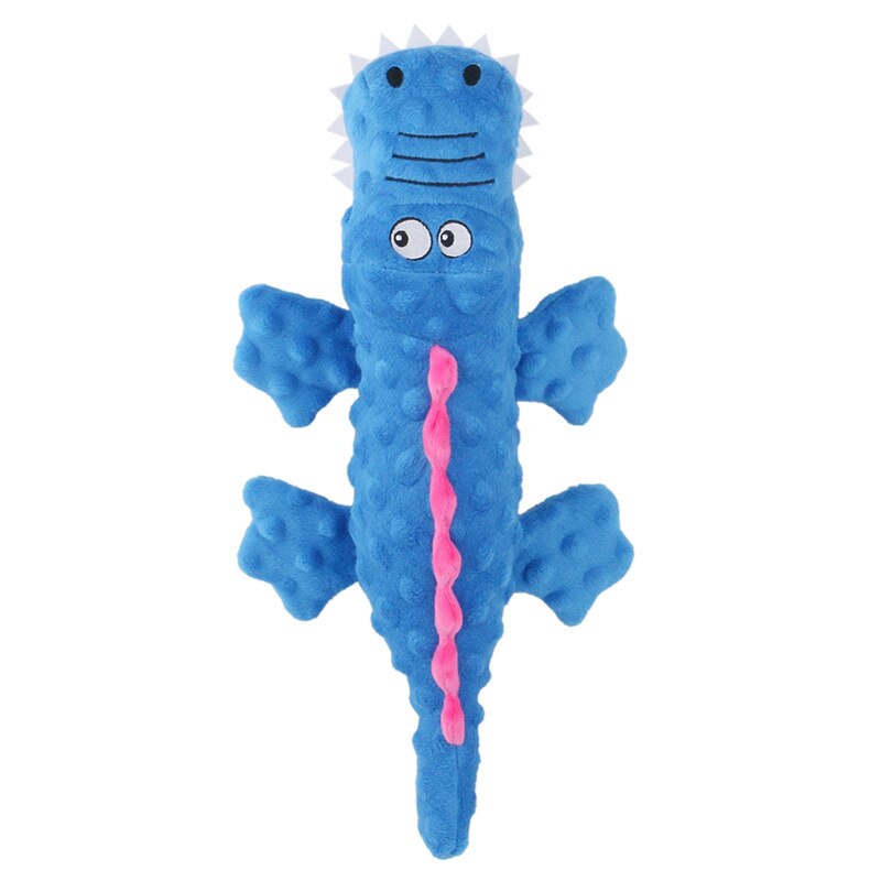 No Stuffing Squeaky Dog Toys Pet Puppy Dog Plush Doll with Crinkle Paper Fun Octopus Crocodile Interactive Chew Toys Grind Teeth - anconmall