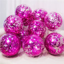 10pcs 12inch Glitter Gold Confetti Latex Balloons Romantic Wedding Decor Clear Balloon Birthday Party Decorations Kids Baby Show - anconmall