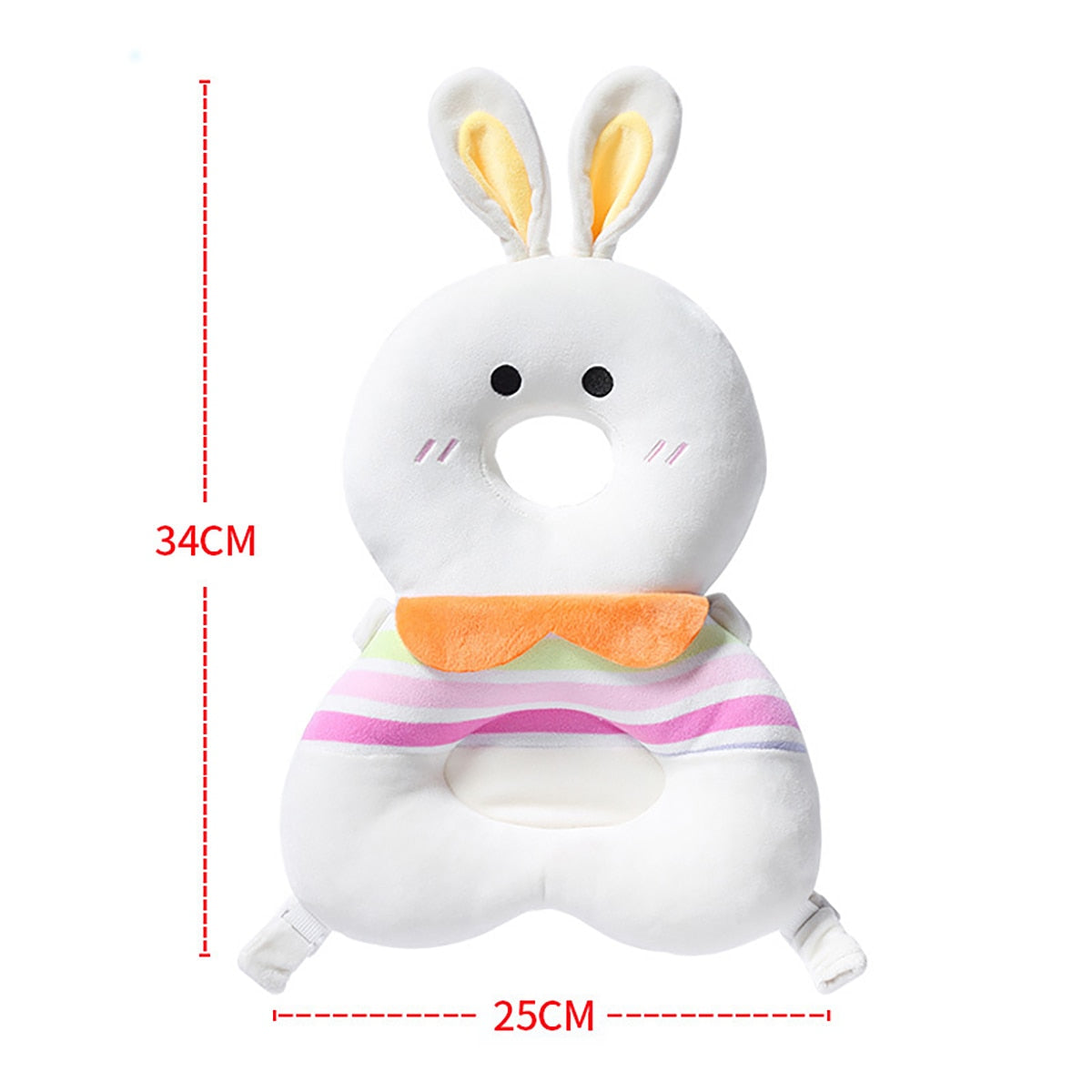 hibobi Baby Head Protector Anti-fall Cushion Back Prevent Injured 1-3T Toddler Baby Safety Pad Bee Cartoon Security Pillows