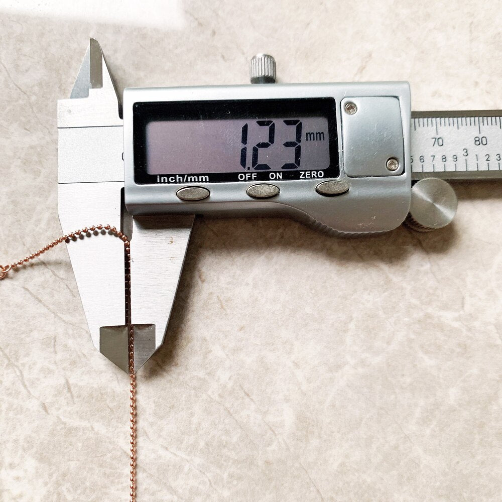 Charm Necklace Round Carrier Winter Brand New Fashion Romantic Jewelry 925 Sterling Silver Rose Gold Gift For Women Girls