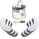 4/8/12PCS Cat Water Fountain Replacement Filters for WF050/WF060 Activated Carbon Filter for Pet Automatic Drinking Feeder Bowl