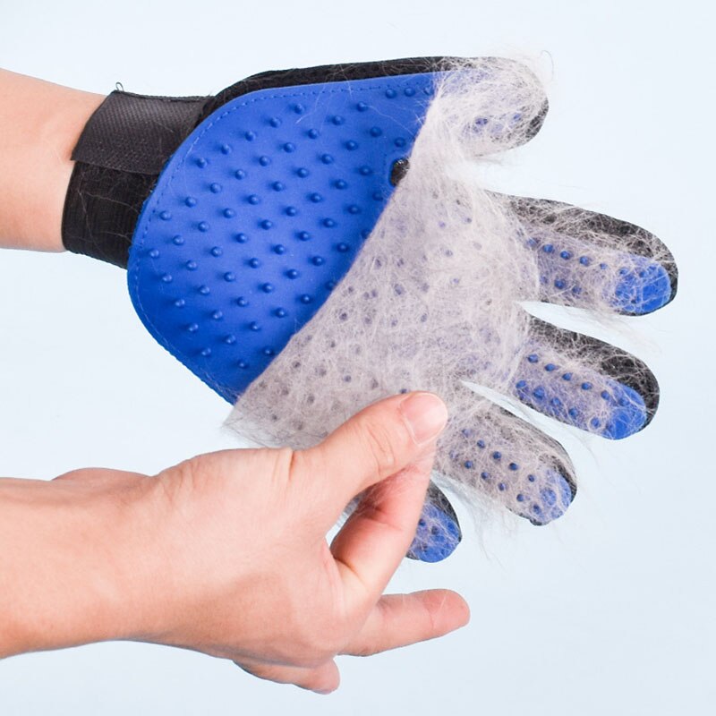 Rubber Cat Grooming Glove for Pet Dog Cat Massage Hair Comb Cleaning Bath Brush Massager Dogs Cats Grooming Supplies