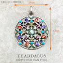 Amulet Magical Lucky Symbol Tree Flower Karma Whell Sun Bird Butterfly Pendants Jewelry 925 Sterling Silver Gift For Women Men