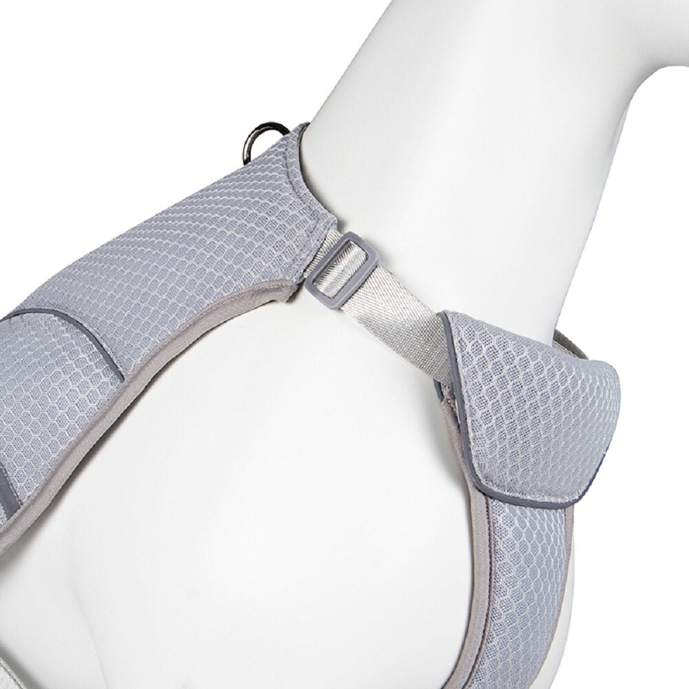 Summer Cooling Breathable Dog Harness Reflective Lightweight Chest Strap Mesh Vest Sultry Weather to Prevent Heat Stroke in Dogs - anconmall