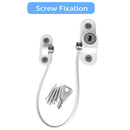 Child Safety Lock Cabinet Refrigerator Door Lock Stainless Steel Cable Protection Children Baby Home Window Lock Strong Fixation