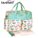 Insular Diaper Bag For Mommy Nappy Bag Large capacity Durable Baby Bags For Stroller Baby Changing Bag Maternity Tote