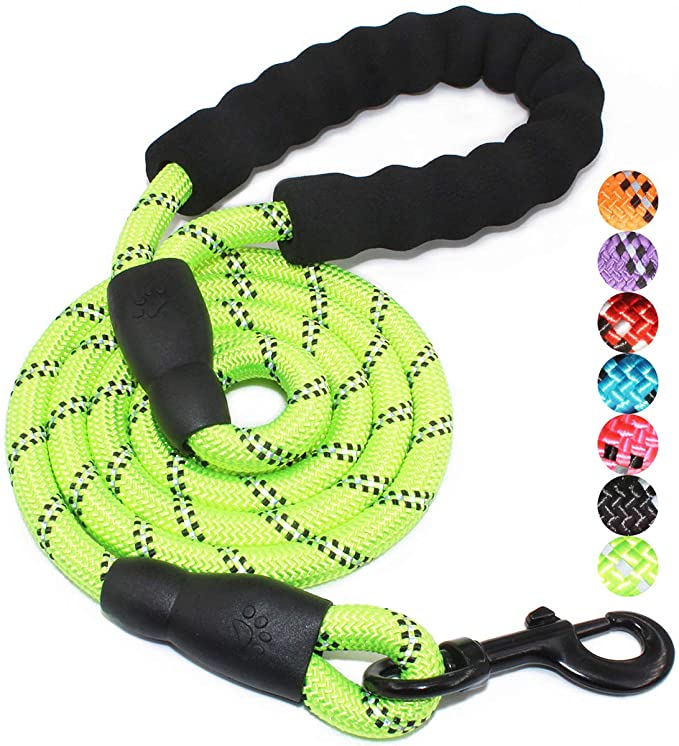 Durable Large Dog Leash Training Running Rope Handle Medium Big Dog Collar Leashes Strong Lead Rope For Labrador Rottweiler Dog