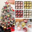 9Pcs 6cm Christmas Tree Balls Hanging Bauble Ornaments Pendant Christmas Decorations for Home New Year Gift Box Navidad Natal