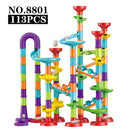 142 Pcs Marble Run Building Blocks Marbles Slide Toys For Children DIY Creativity Constructor Educational Toys Children Gift